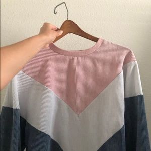 • Suede Sweatshirt •